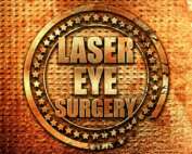 Laser eye surgery graphic